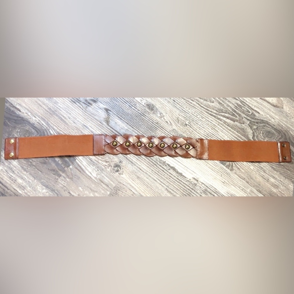Braided Belt From The Express with Brass Accents